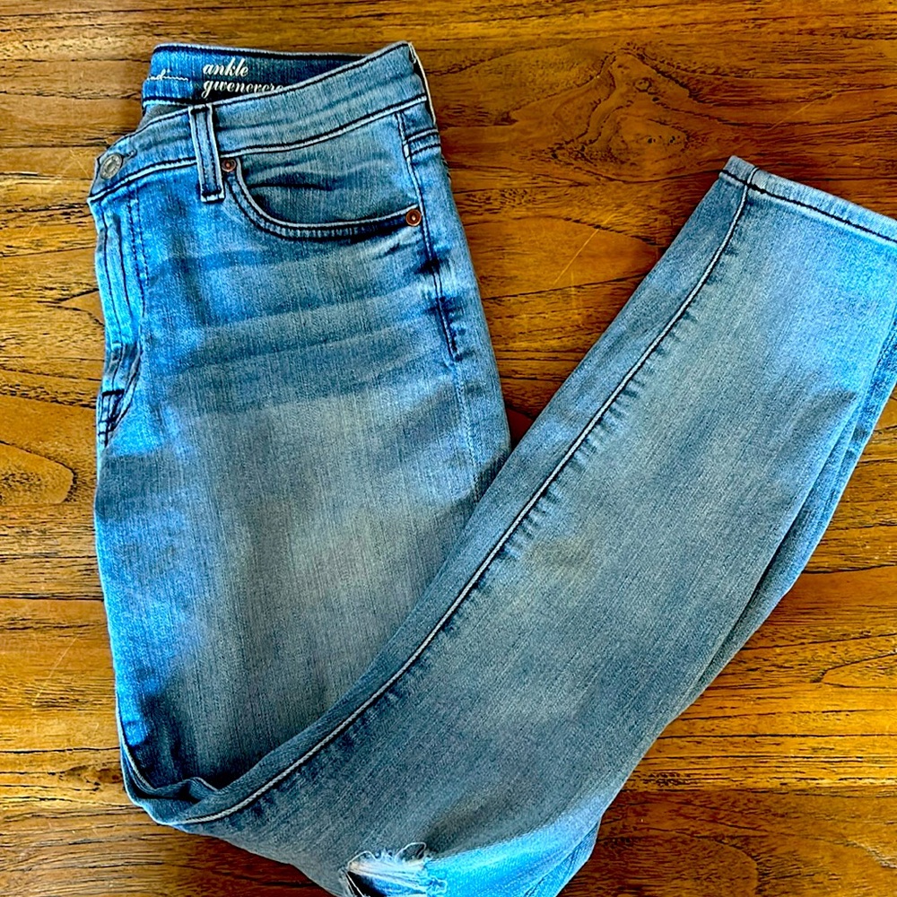 7 For All Mankind Ankle Gwenevere Jeans.